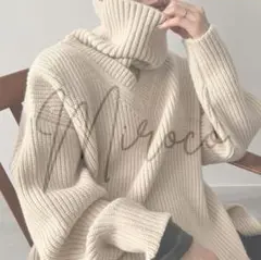 CLANE 2WAY NECK WARMER KNIT TOPS