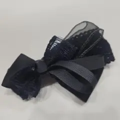 B⑩ リボンコサージュ ブローチ