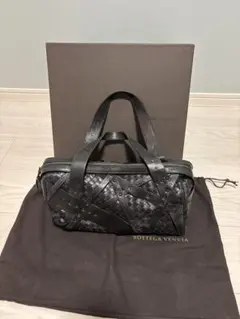 ✨希少✨ボッティガベネタ　ビンテージ　ボストンバッグ　ハンドバッグB38 ✨希少✨ボッティガベネタ ビンテージ ボストンバッグ