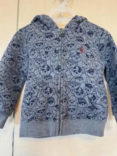 Ralph Lauren クマ柄 ジップアップパーカー 18M(85cm相当)