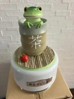 カエルのオルゴール 苺付き オルゴール堂 カントリーロード