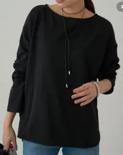 【Loungedress】定価13200円 カットジョーゼットブラウス