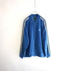 新品正規品 needles ベロアトラックジャケット ブルー