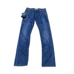 新品 JIMMY TAVERNIThI デニムパンツ ぺイント ストレート 29