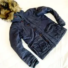 【Abercrombie&Fitch】ミリタリージャケット フード取り外し可能