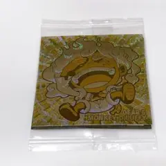 ワンピース ウエハース シール 金ニカ 裏ギア4 ルフィ