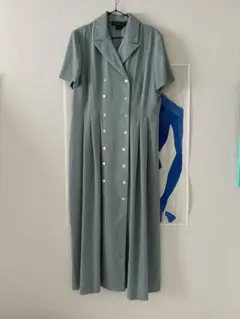 【古着】プリーツロングワンピース