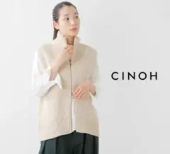 CINOH ウールドライバーズニット ベスト