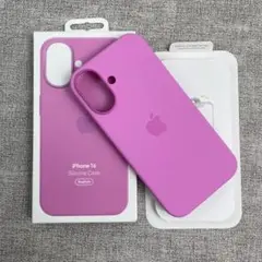 「新品未使用」iPhone 16 シリコンケース ピンク MagSafe対応