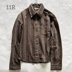STAGE ONE ストライプ柄シャツ 長袖　オールドテイスト　サイズ11R