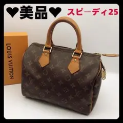 美品❣️ルイヴィトン スピーディ25 モノグラム ハンドバッグ パドロック 鍵