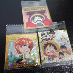 ワンピース　大海賊シールウエハース　ナミ　ルフィ　SGR