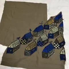 希少。village brown みみつきはぎれ　ミナペルホネン　共布あり