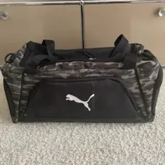 PUMA スポーツボストン 修学旅行 林間 部活 ダッフルバッグ, グリーン迷彩