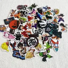新品★ ドラゴンボール ステッカー 50枚セット アニメキャラクターシール