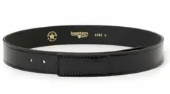 【BEAMS BOY】Boston Leatherベルト 黒（S）