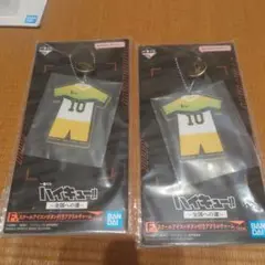 新品未開封 一番くじ ハイキュー！！ ２個セット アクリルチャーム 佐久早聖臣