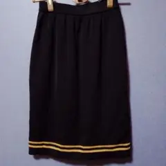 【美品】アルファキュービック　黒のタイトスカート 綿100%
