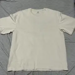 【美品】H&M ヘビーウェイト Tシャツ ライトベージュ