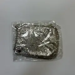 シルバー　小物入れ　縦約10cm 横約9.5cm キラキラ　ギラギラ　銀色