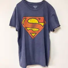 SUPERMAN スーパーマン 【S】ロゴプリント Tシャツ 古着 ￼レディース