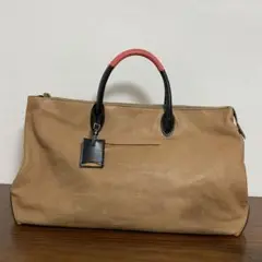 【大容量】JIL SANDER ジルサンダー ボストンバッグ シボ革 型押しロゴ JIL SANDER ジルサンダー 本革ボストンバッグ黒