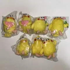 docomo ドコモ ポインコ ぬいぐるみ マスコット 7体セット