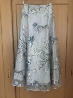 新品♡マイストラーダ フラワー花柄フレアスカート38M♡ジャスグリッティー①