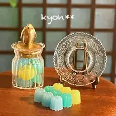 ミニチュアスイーツ　キャンディー　瓶詰め　ペンギン