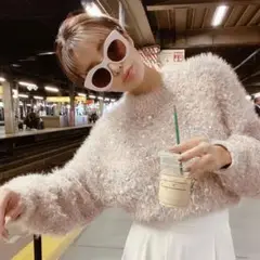 eimy istoire リボンフェザーパールミックスプルオーバー✨