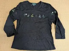 バラ色の暮らし　七分袖カットソー