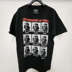 【STAR WARS】スターウォーズ　ダースベイダー表情Tシャツ　古着L