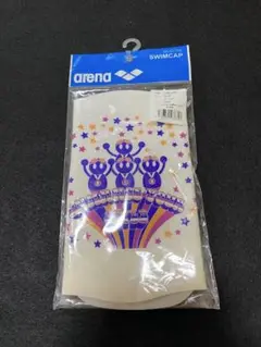 【新品未使用】arena シリコンキャップ フリーサイズ 白
