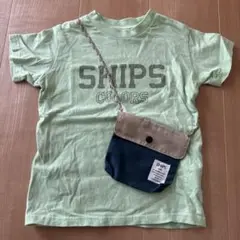 SHIPS Colors ライトグリーン Tシャツ 110