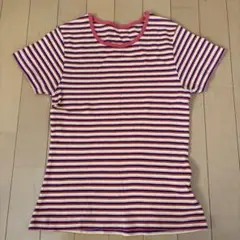 Ray BEAMS ストライプ 半袖Tシャツ