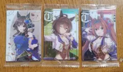 (6) ウマ娘 ウエハースカード 3枚