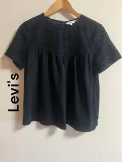 Levi's リーバイス ブラック 半袖 トップス Sサイズ