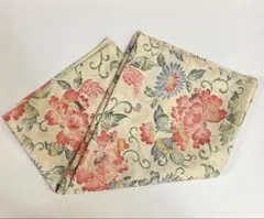 花柄　反物　正絹　ハギレ
