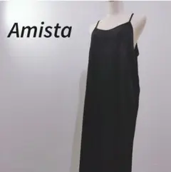 Amista/アミスタ　ノースリーブロングワンピース 　重ね着　夏物