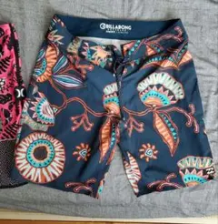 BILLABONG トロピカル柄 水着 28　サーフパンツ　サーフトランクス