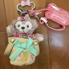 新品　シェリーメイ　ぬいぐるみ　肩紐ストラップ 花柄 ピンク