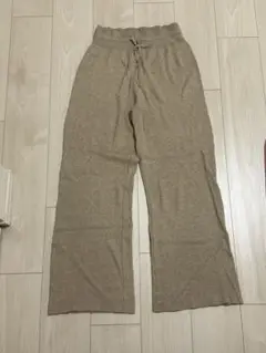 UNIQLO ウォッシャブルニットリブパンツ