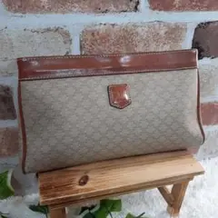 CELINE セリーヌ マカダム トリオンフ クラッチバッグ