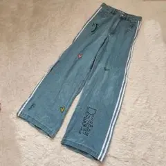 adidas originals×FIORUCCI コラボデニムパンツ