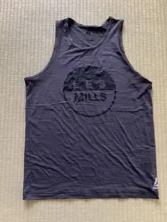 Les mills Reebok タンクトップ 黒 グラフィックプリント