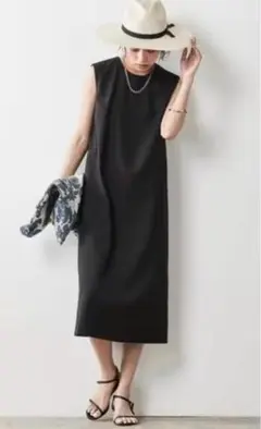 ブラック　黒 ロング ワンピース ニット ルームウェア マタニティ レディース