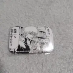 銀魂 坂田銀時 ジャンプ50周年 スクエア 缶バッジ アドアーズ セガ 限定