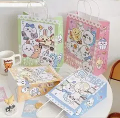 即購入O.K ちいかわ紙バッグ・エコバッグ4枚セット