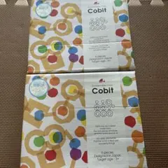 中古　２個セット 知育玩具 Cobit 6ピース 木製　ブロック コビット