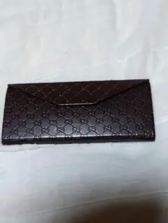 GUCCI 名刺入れ ブラウン レザー